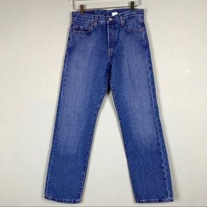 Levi’s 501 High Rise Vintage Button Fly Mom Jeans